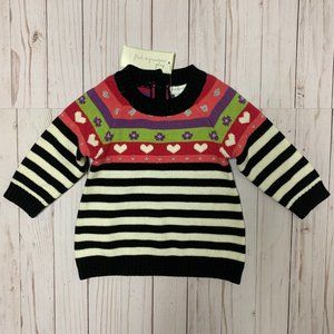 First Impressions multicolor striped sweater. Size 12M (23-25lbs)